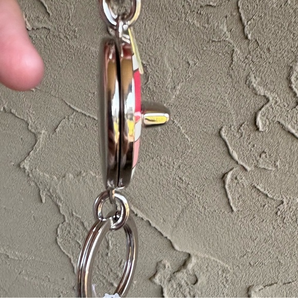 Coach Hadley Striped Valet Key FOB EUC - Picture 6 of 6